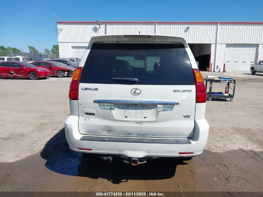 2007 Lexus Gx 470 VIN: JTJBT20X170136671 Lot: 41774235