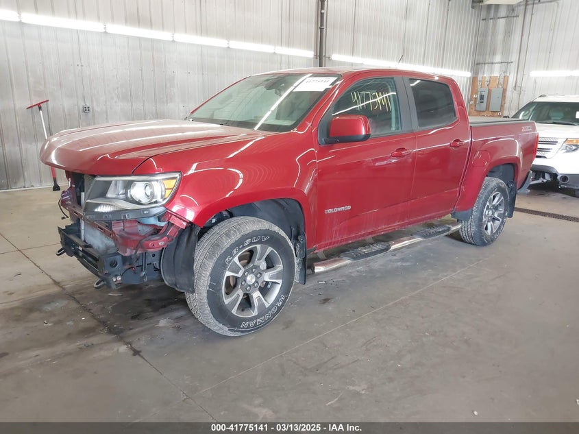 2016 CHEVROLET COLORADO VIN: 1GCGTDE35G1380375