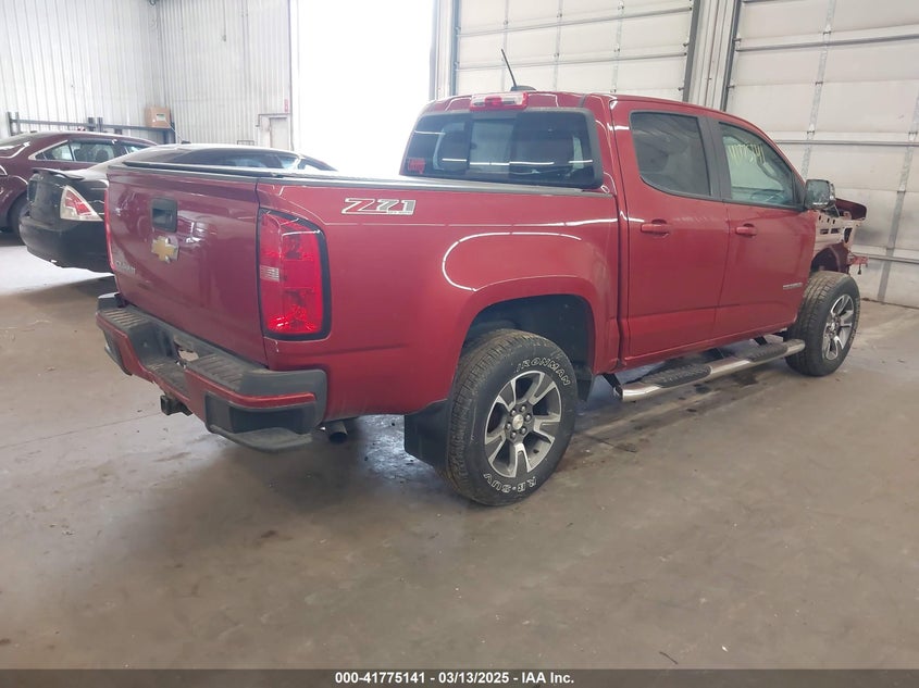 2016 CHEVROLET COLORADO VIN: 1GCGTDE35G1380375