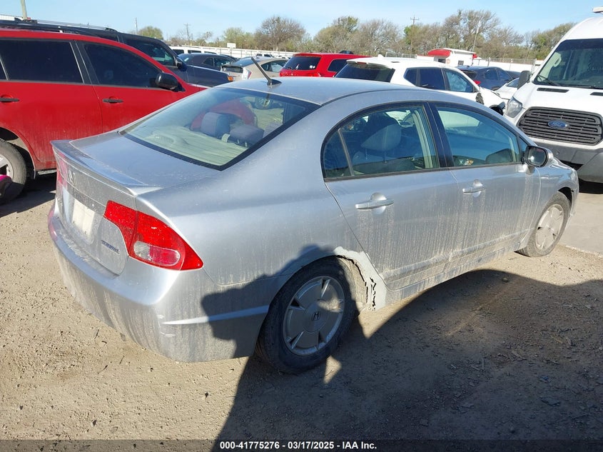 2007 HONDA CIVIC HYBRID VIN: JHMFA36207S006900