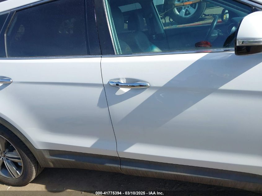 2016 Hyundai Santa Fe Se VIN: KM8SRDHFXGU140070 Lot: 41775394