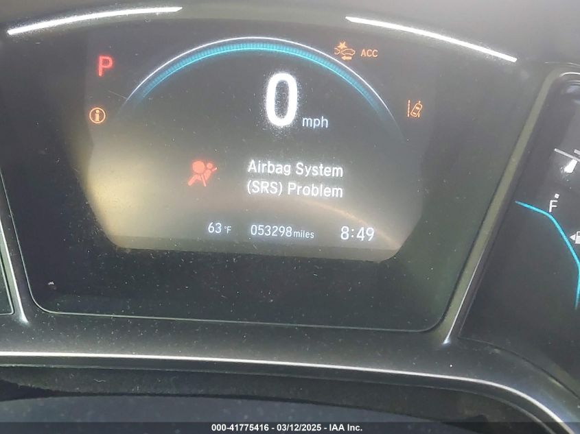 2020 Honda Civic Ex VIN: SHHFK7H60LU209555 Lot: 41775416