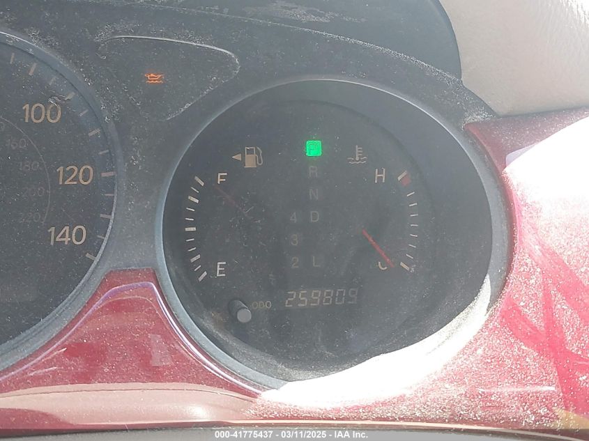 2004 Lexus Es 330 VIN: JTHBA30G245011156 Lot: 41775437