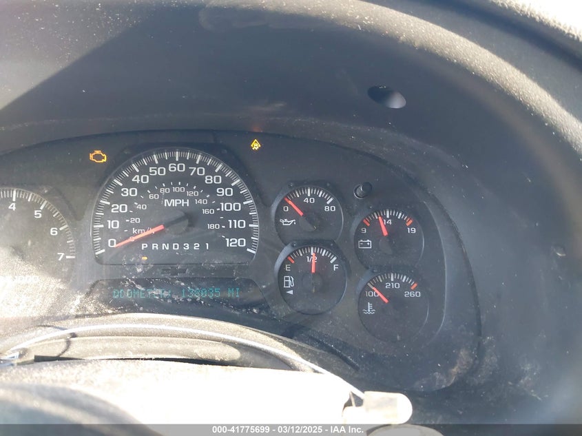 2007 CHEVROLET TRAILBLAZER VIN: 1GNDT13SX72174045