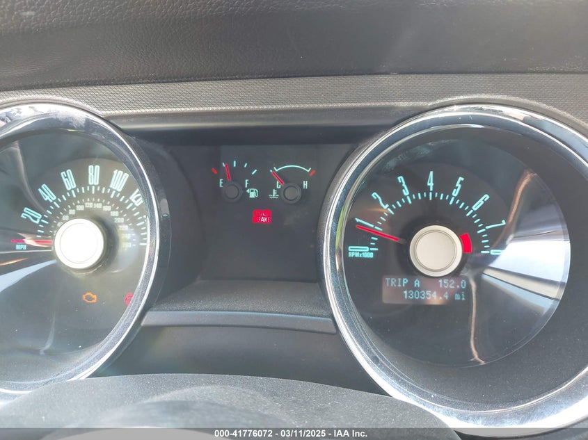 2012 FORD MUSTANG VIN: 1ZVBP8CF1C5278476