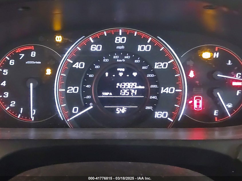 2014 HONDA ACCORD VIN: 1HGCR2F57EA252154