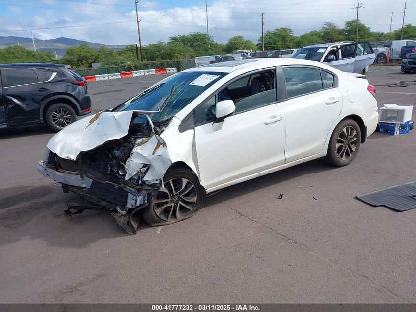 2013 HONDA CIVIC EX - 2HGFB2F85DH512207