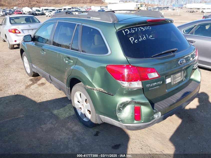 2010 SUBARU OUTBACK VIN: 4S4BRBKC8A3367239