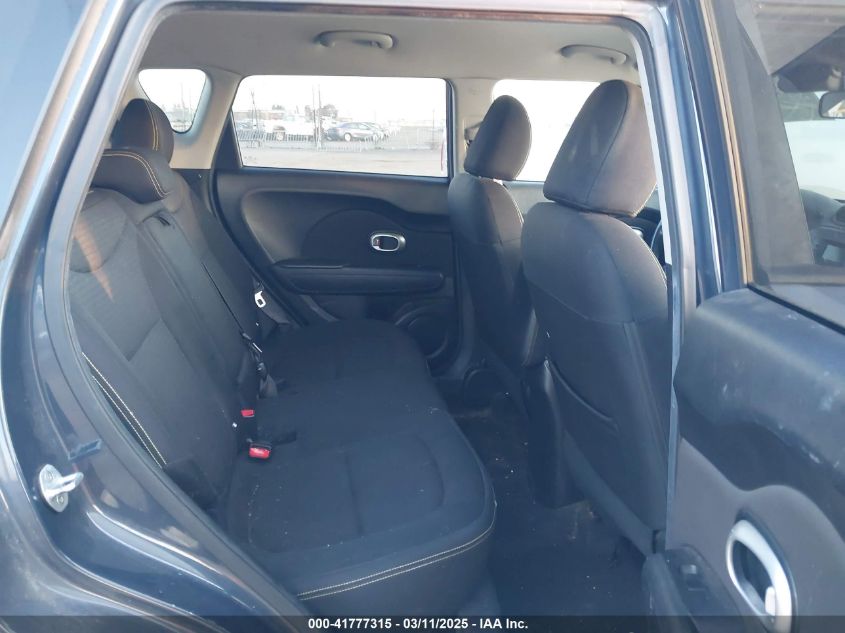 2015 Kia Soul + VIN: KNDJP3A5XF7114082 Lot: 41777315