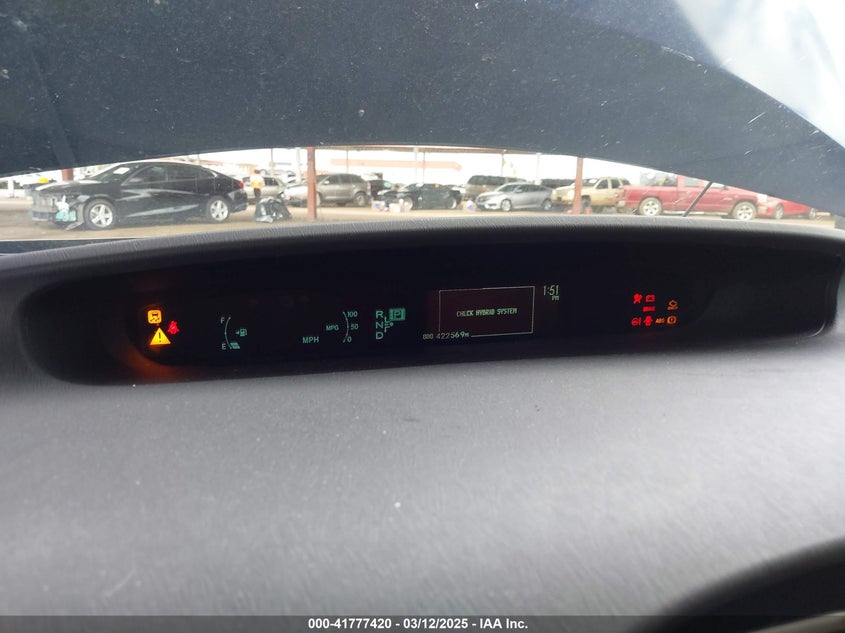2011 TOYOTA PRIUS VIN: JTDKN3DU6B1359407