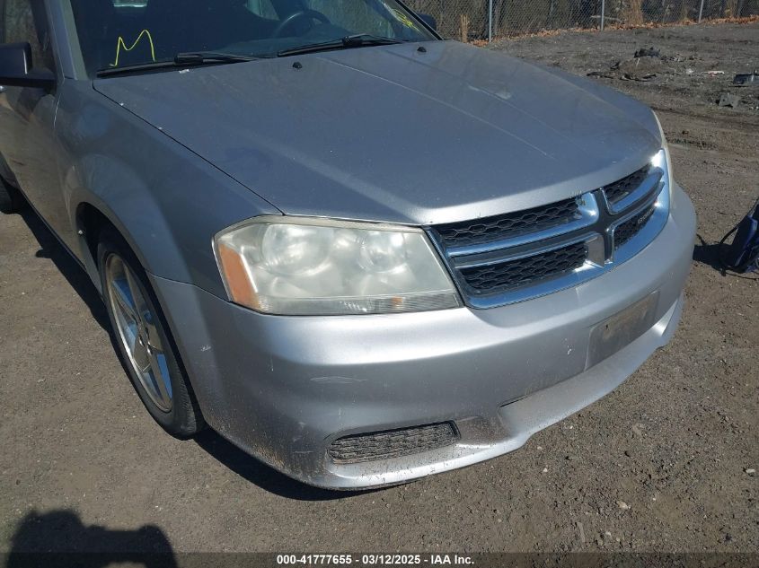 2013 Dodge Avenger Se VIN: 1C3CDZAB7DN614319 Lot: 41777655