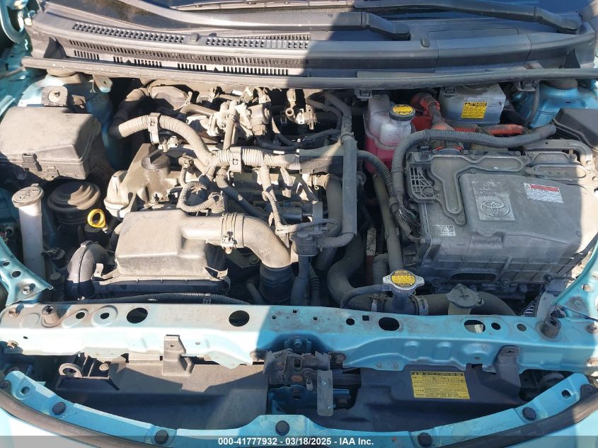 2012 Toyota Prius C One VIN: JTDKDTB32C1016141 Lot: 41777932