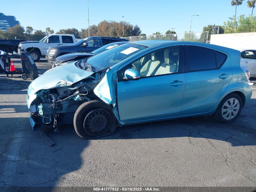 2012 Toyota Prius C One VIN: JTDKDTB32C1016141 Lot: 41777932