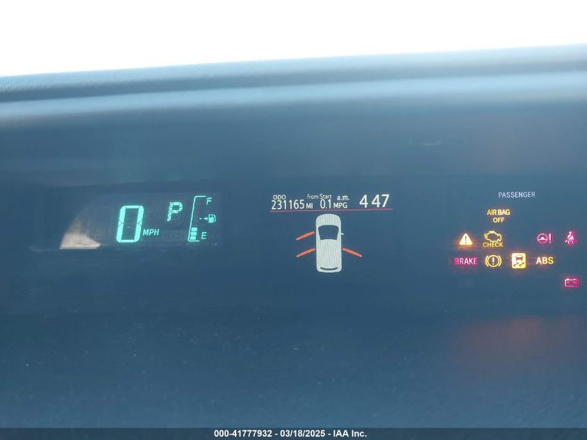 2012 Toyota Prius C One VIN: JTDKDTB32C1016141 Lot: 41777932