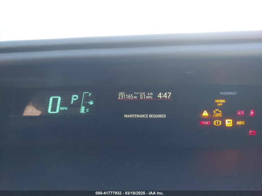 2012 Toyota Prius C One VIN: JTDKDTB32C1016141 Lot: 41777932