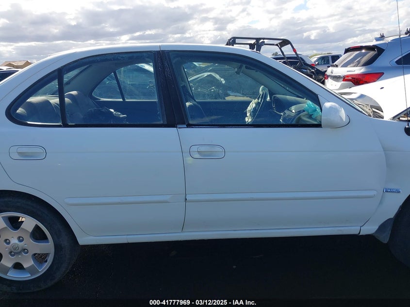 2006 NISSAN SENTRA VIN: 3N1CB51D26L538977
