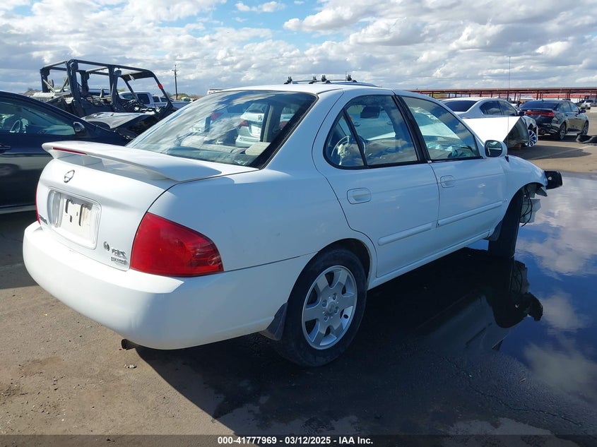 2006 NISSAN SENTRA VIN: 3N1CB51D26L538977