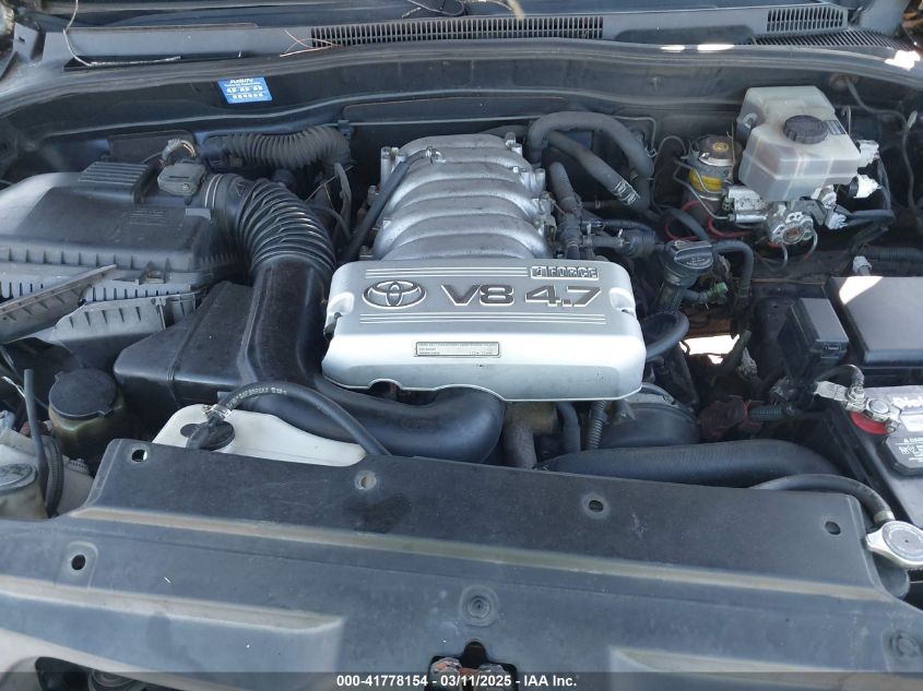 2003 Toyota 4Runner Limited V8 VIN: JTEBT17R838002400 Lot: 41778154