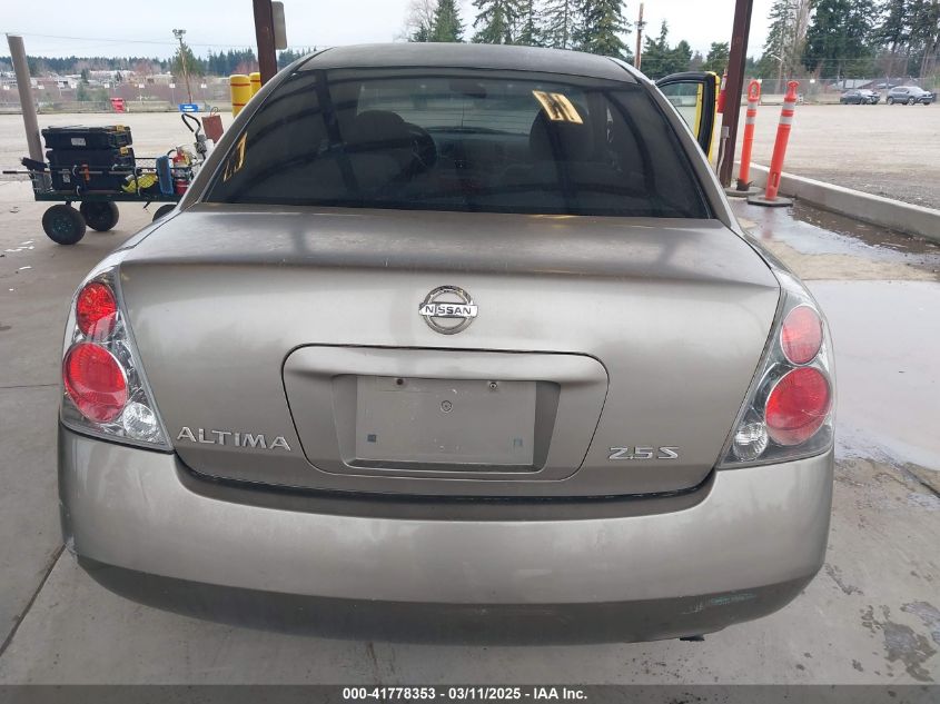 2005 Nissan Altima 2.5 S VIN: 1N4AL11D55C293635 Lot: 41778353