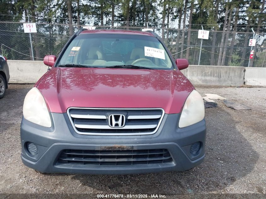 2006 Honda Cr-V Ex VIN: SHSRD78886U421434 Lot: 41778478