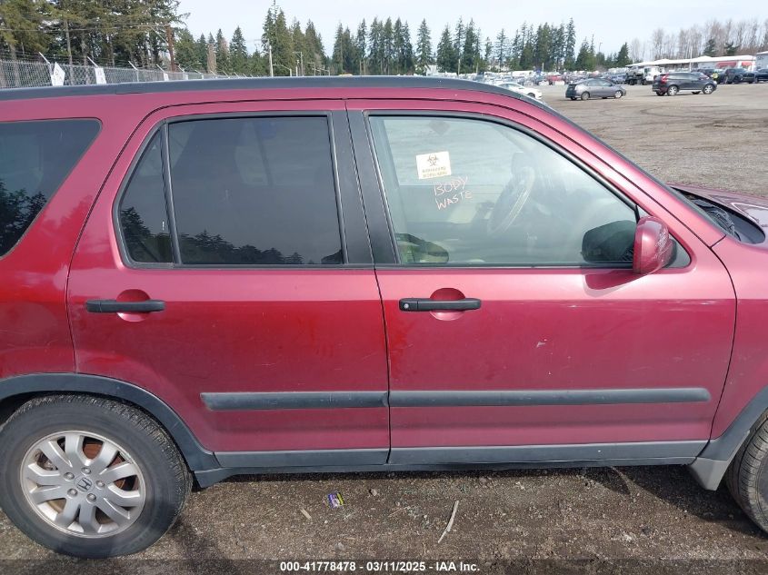 2006 Honda Cr-V Ex VIN: SHSRD78886U421434 Lot: 41778478