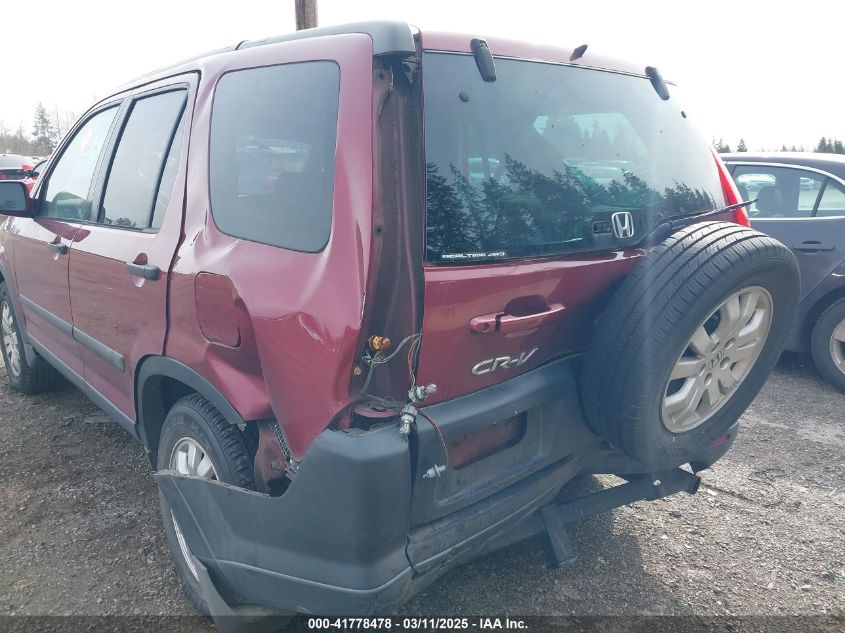 2006 Honda Cr-V Ex VIN: SHSRD78886U421434 Lot: 41778478