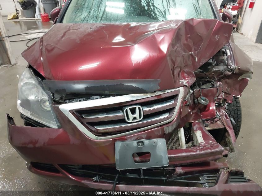 2007 Honda Odyssey Ex-L VIN: 5FNRL38607B129361 Lot: 41778611