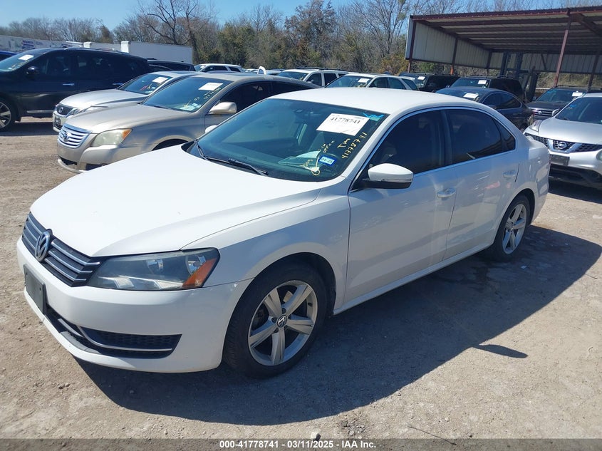 2013 VOLKSWAGEN PASSAT 2.5L SE - 1VWBP7A35DC086378