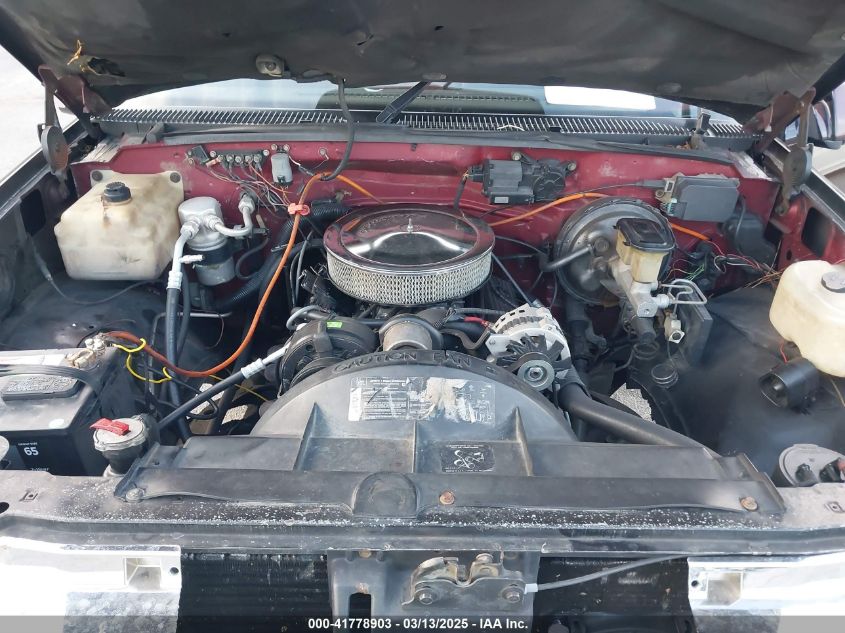 1988 Chevrolet Gmt-400 C1500 VIN: 1GCDC14K7JZ225121 Lot: 41778903