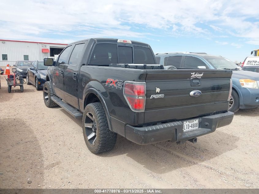 2013 Ford F-150 Fx2 VIN: 1FTFW1CT3DKG47104 Lot: 41778976