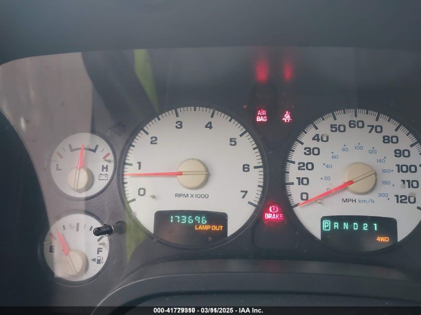 2002 Dodge Ram 1500 St VIN: 3D7HU18NX2G170884 Lot: 41779310