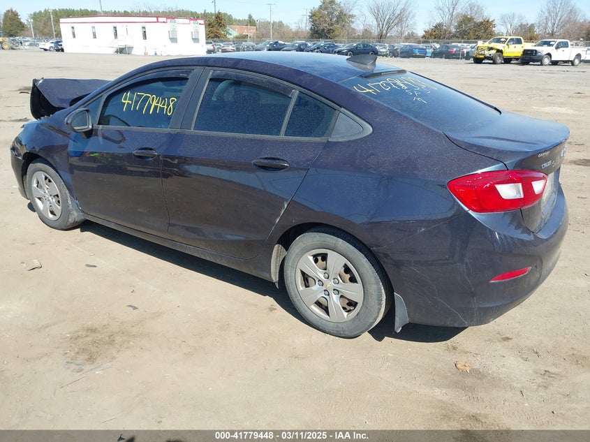 2016 CHEVROLET CRUZE VIN: 1G1BB5SM0G7313687