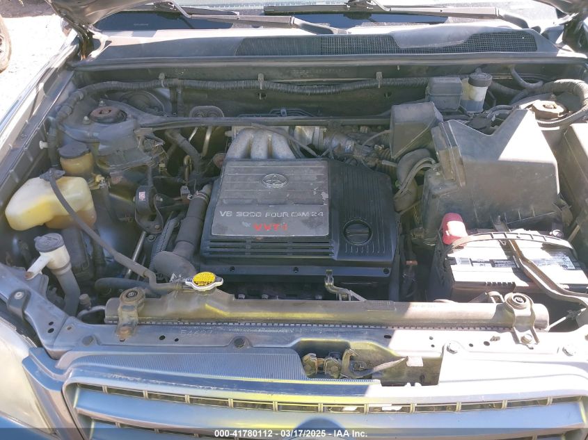 2003 Toyota Highlander Limited V6 VIN: JTEGF21A230097430 Lot: 41780112