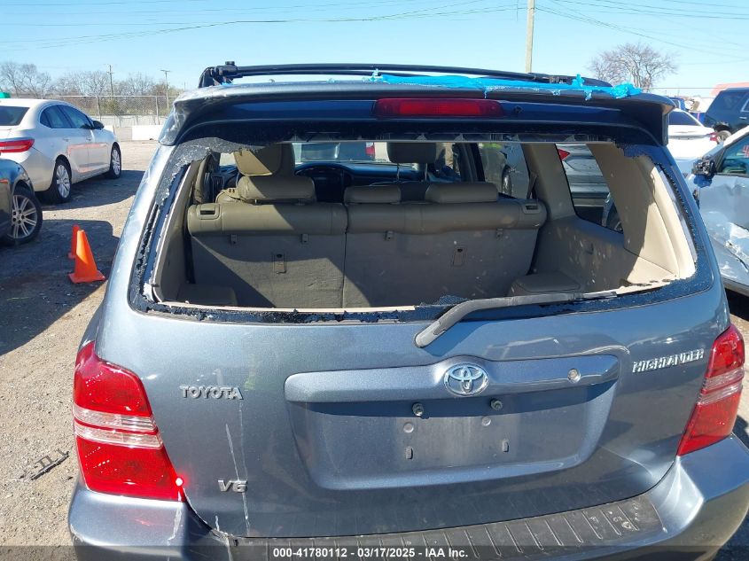 2003 Toyota Highlander Limited V6 VIN: JTEGF21A230097430 Lot: 41780112