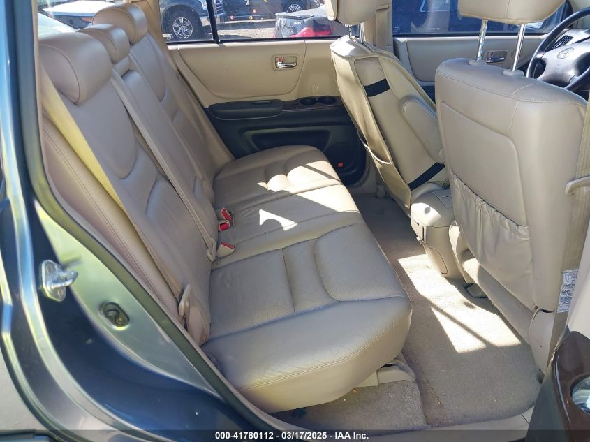 2003 Toyota Highlander Limited V6 VIN: JTEGF21A230097430 Lot: 41780112