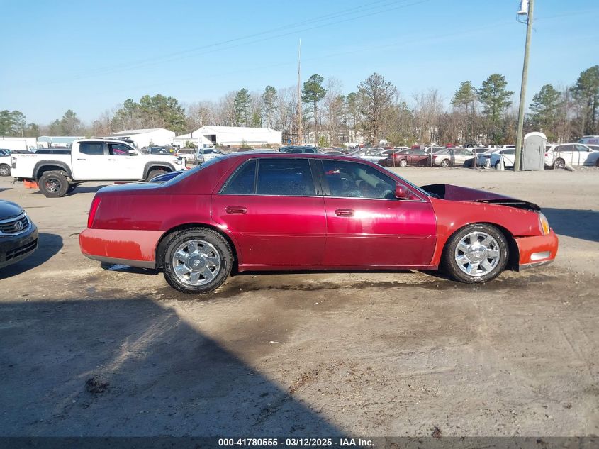 2001 Cadillac Deville Dts VIN: 1G6KF57931U282835 Lot: 41780555