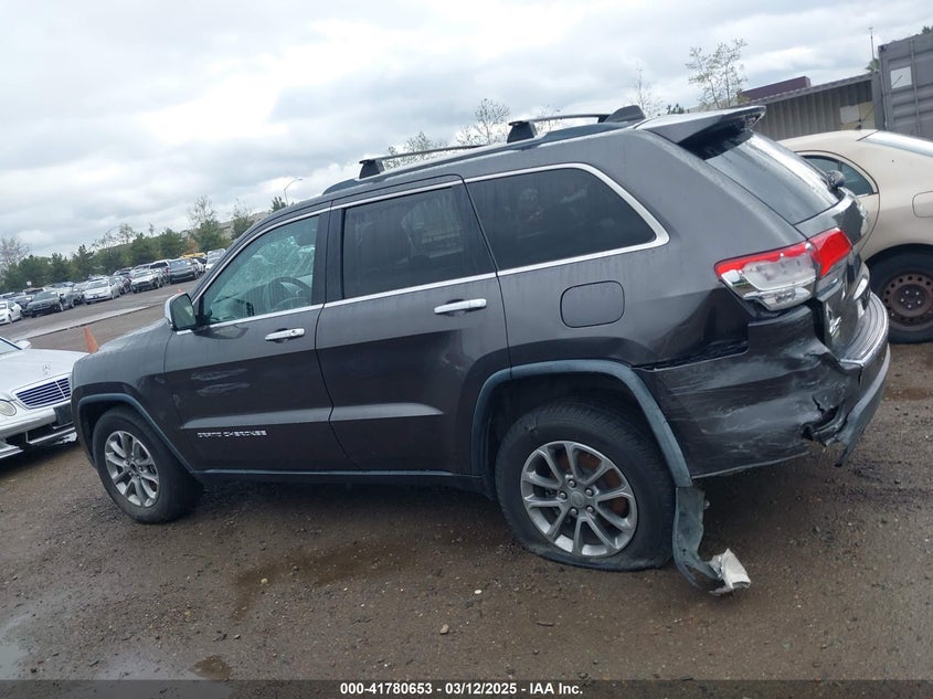 2014 JEEP GRAND CHEROKEE VIN: 1C4RJFBG4EC491258
