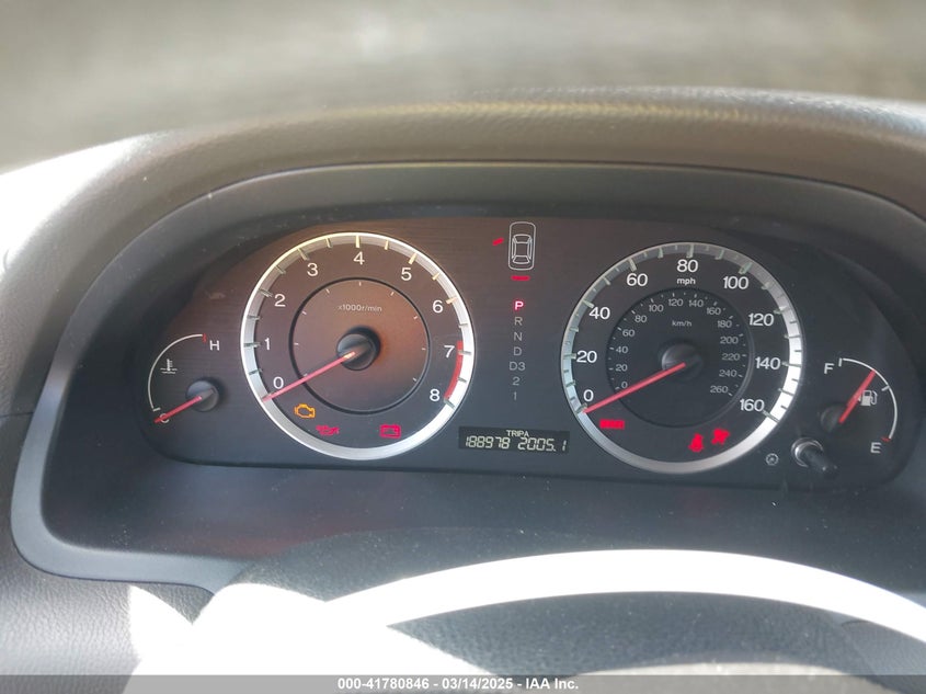 2008 HONDA ACCORD VIN: 1HGCP26498A132115