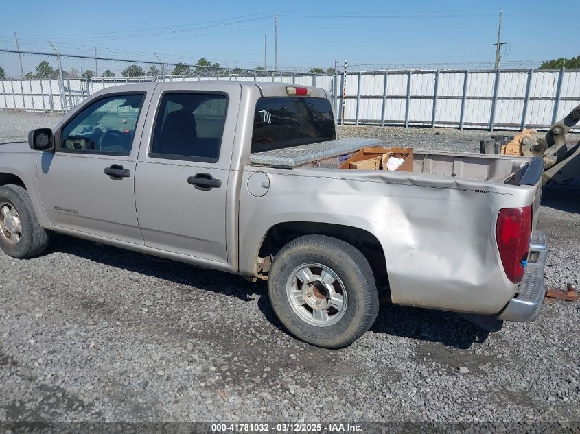 2004 GMC Canyon Sle VIN: 1GTCS136048154020 Lot: 41781032