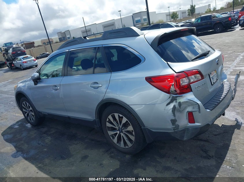 2016 SUBARU OUTBACK 2.5I LIMITED - 4S4BSANC5G3200596