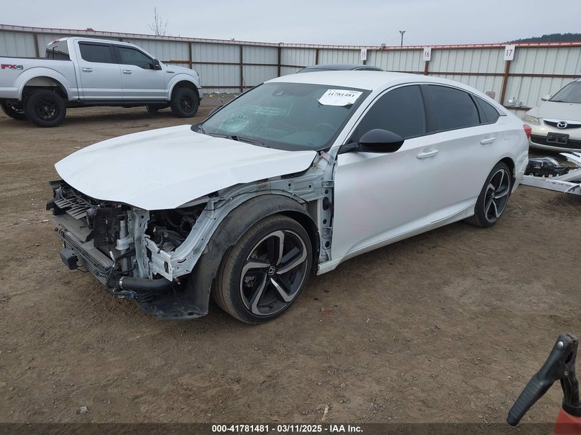 2022 HONDA ACCORD SPORT - 1HGCV1F3XNA078343