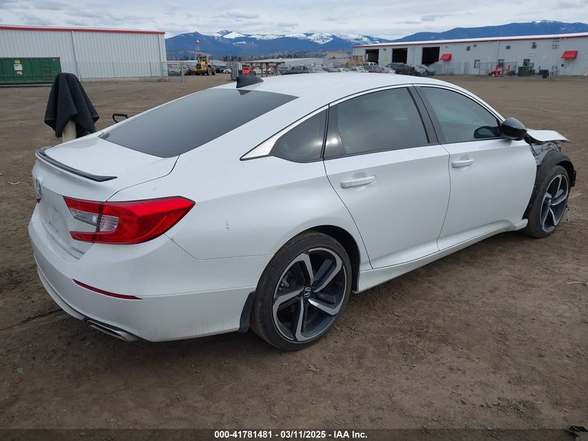 2022 HONDA ACCORD SPORT - 1HGCV1F3XNA078343