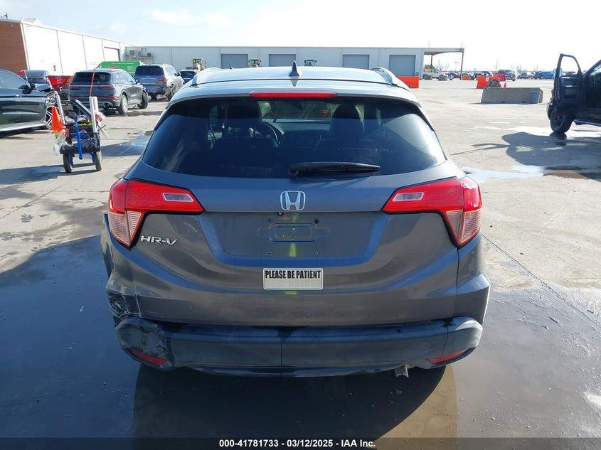 2016 HONDA HR-V VIN: 3CZRU5H73GM714538