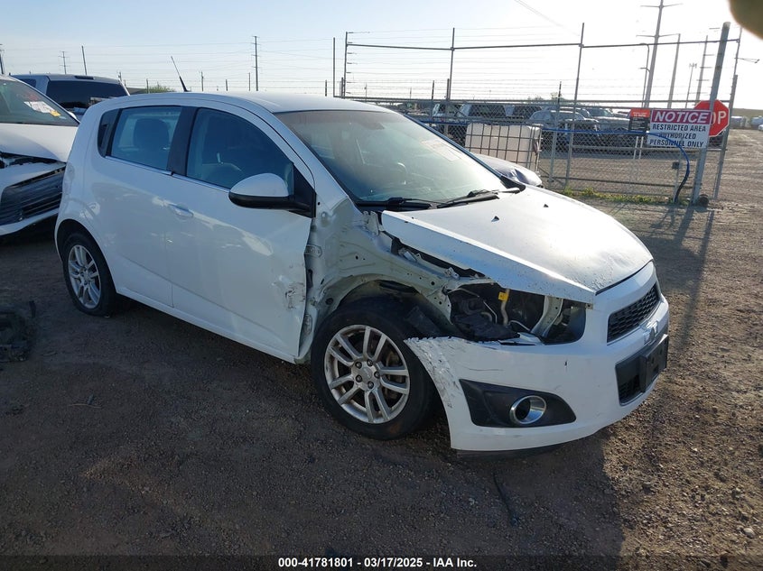 2013 CHEVROLET SONIC VIN: 1G1JC6SH2D4100982