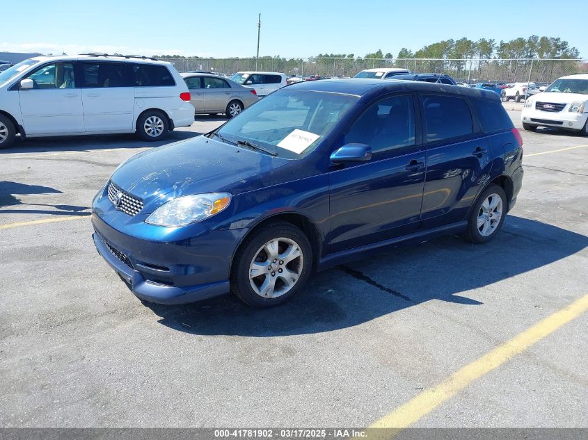 2T1KR38E24C293718 2004 TOYOTA MATRIX photo no. 2