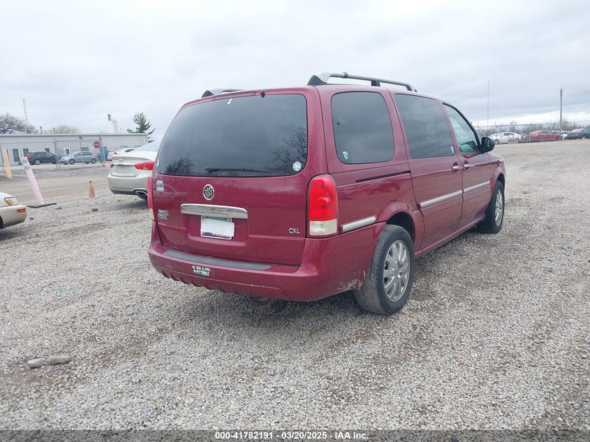 5GADV33L35D193532 2005 BUICK TERRAZA photo no. 4