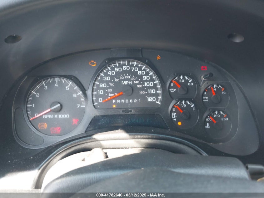 2007 CHEVROLET TRAILBLAZER VIN: 1GNDS13S072241836