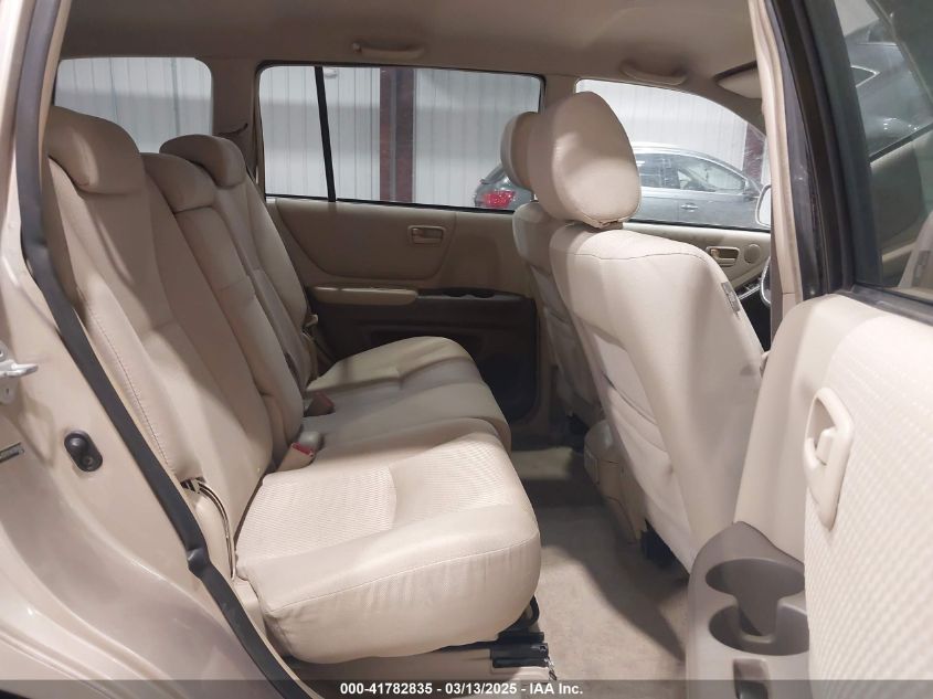 2007 Toyota Highlander V6 VIN: JTEEP21A570207672 Lot: 41782835