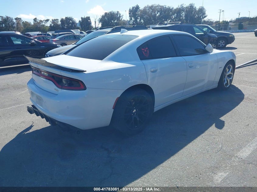 Vin: 2c3cdxct8fh825230, lot: 42274116, dodge charger r/t 20154