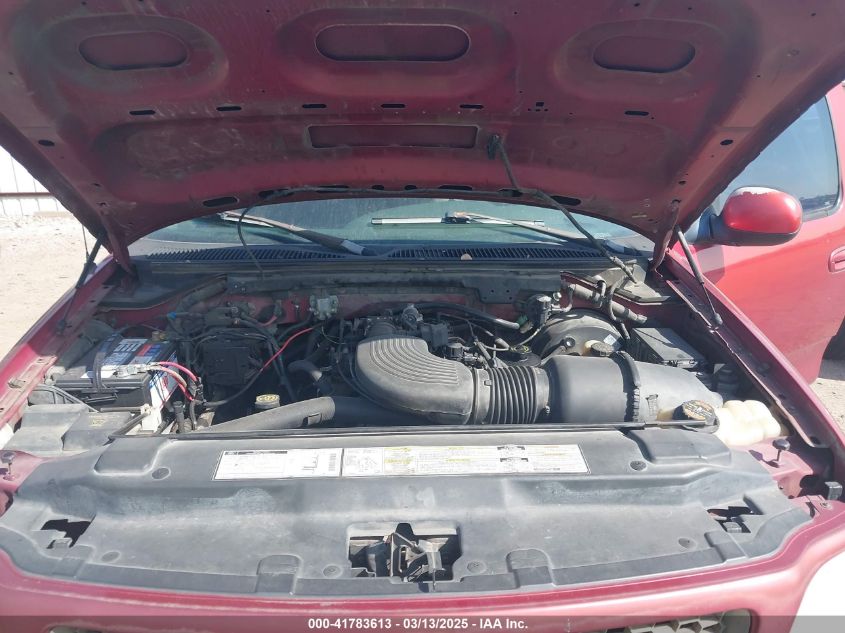 2000 Ford F-150 Lariat/Xl/Xlt VIN: 1FTRX07W2YKA58012 Lot: 41783613